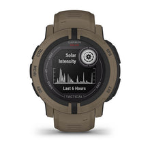 Carica l&#39;immagine nel visualizzatore di Gallery, Smartwatch Garmin Instinct 2 Solar Tactical GPS Outdoor Multisport Funzioni Tattiche Militari Cardio Coyote Tan
