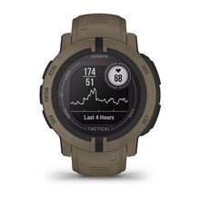 Carica l&#39;immagine nel visualizzatore di Gallery, Smartwatch Garmin Instinct 2 Solar Tactical GPS Outdoor Multisport Funzioni Tattiche Militari Cardio Coyote Tan
