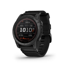 Load image into Gallery viewer, Garmin Tactix 7 Pro Ballistics Solar Smartwatch GPS Multisport Tactical Premium Cardio Titanium Black Nylon Strap
