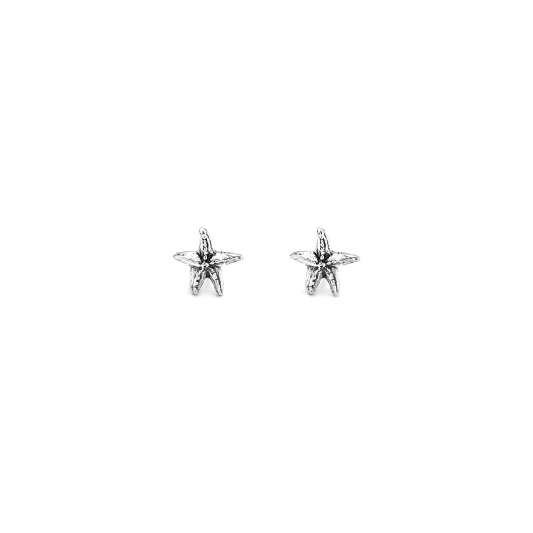 Giovanni Raspini Earrings in 925 Silver Starfish Mini 07996