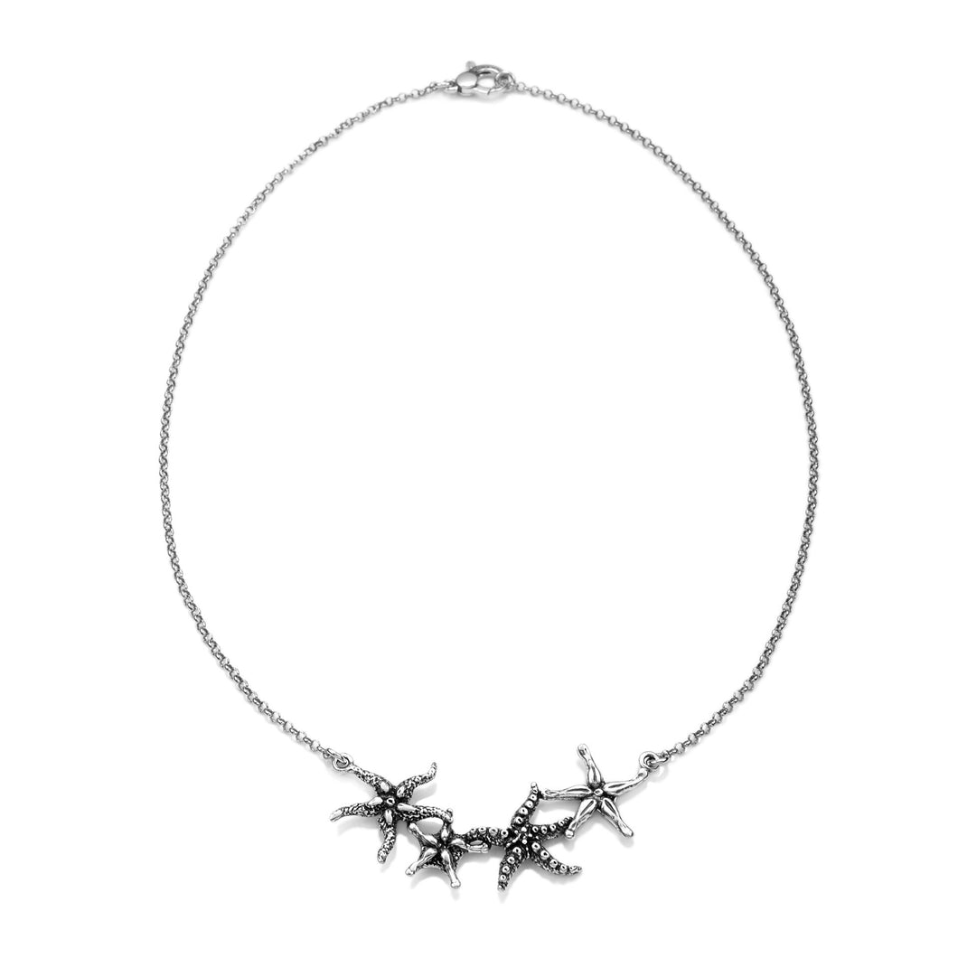 Collana Giovanni Raspini in Argento 925 Swing Stelle Marina 09543
