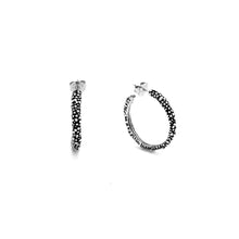 Load image into Gallery viewer, Giovanni Raspini Earrings in 925 Silver Medium Perlage Circle 10609
