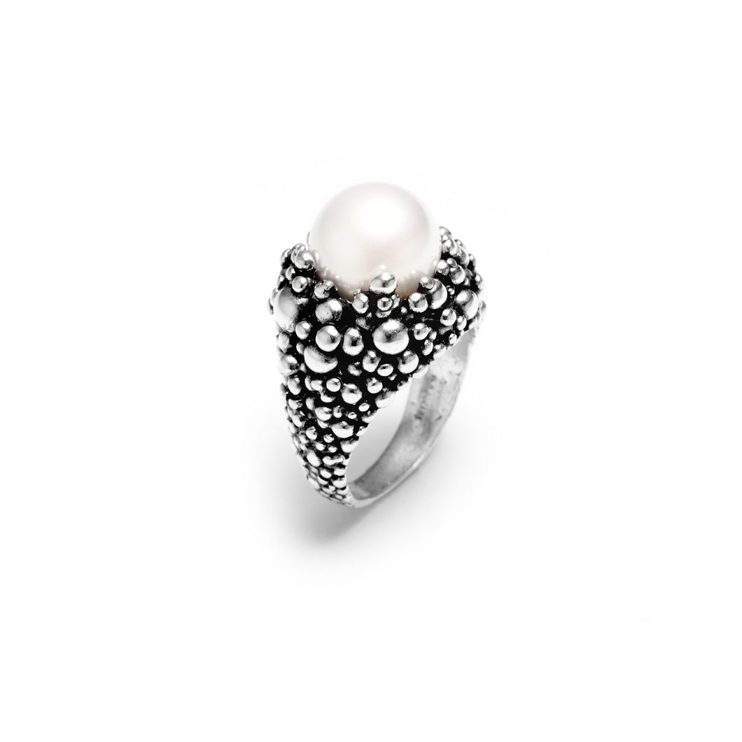 Anello Giovanni Raspini in Argento 925 e Perle Naturali Drops Perlage 11098
