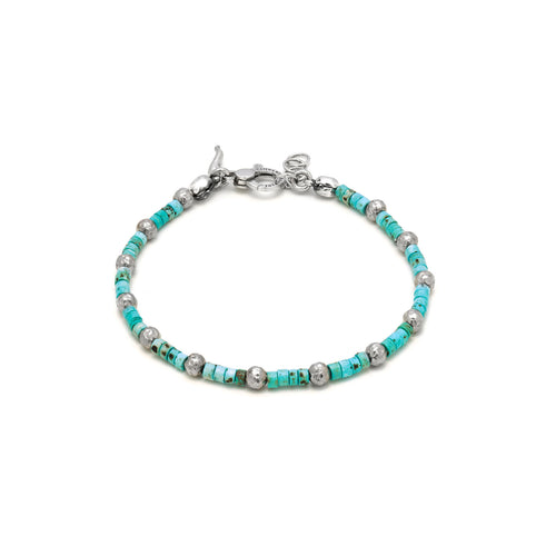 Giovanni Raspini bracciale Howlite in Argento 925 