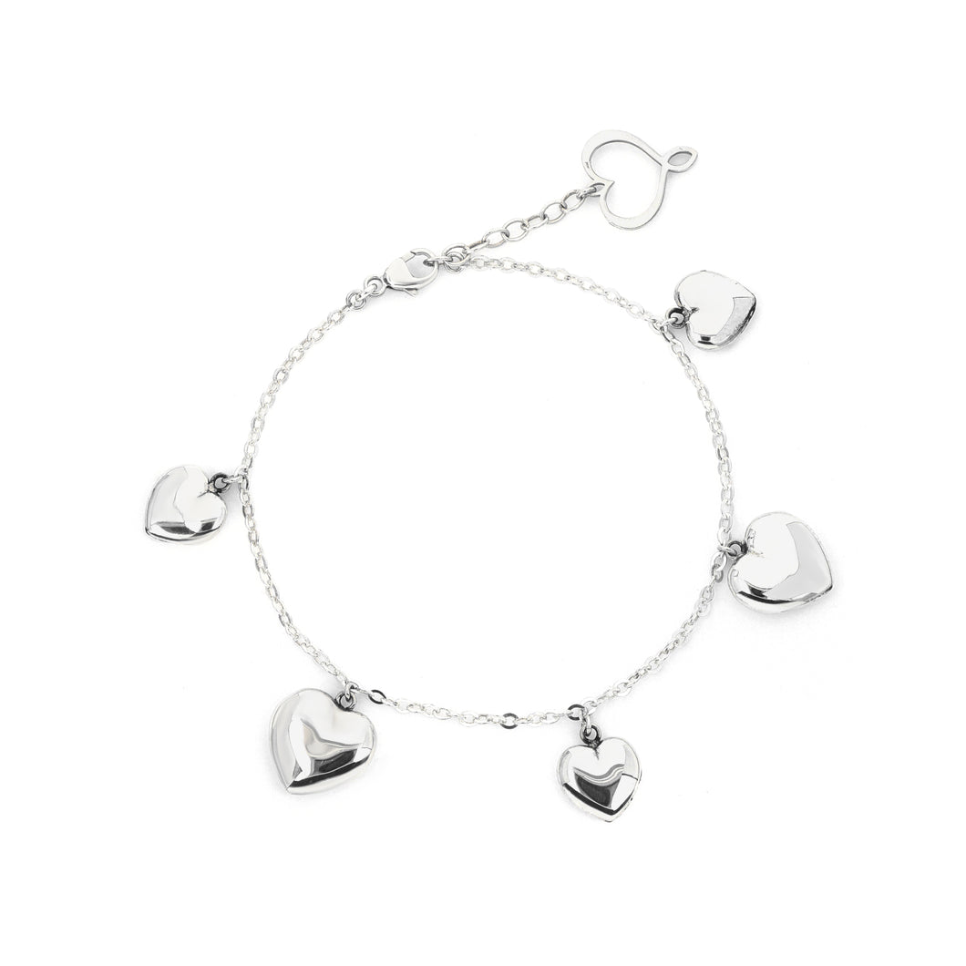 Maman et Sophie Bracciale Cinque Cuori Borbonici Argento brbrb5a