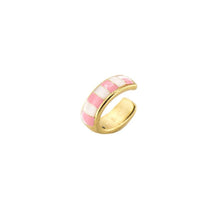 Load image into Gallery viewer, Earcuff Rue des Mille Pink Striped Nail Polish
