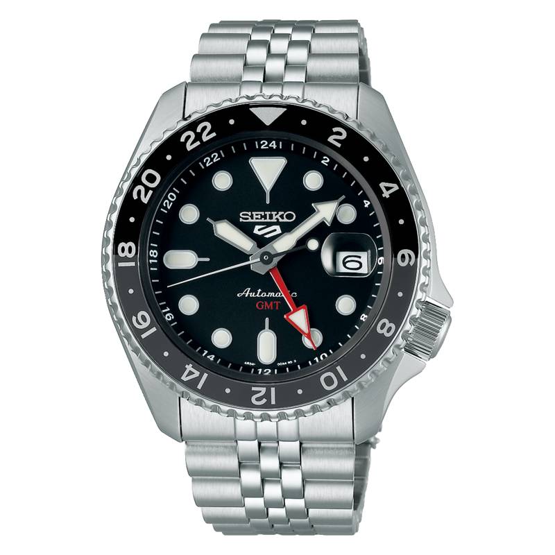 Seiko 5 Sport Automatic Watch 3 Spheres Steel Black SSK001K1