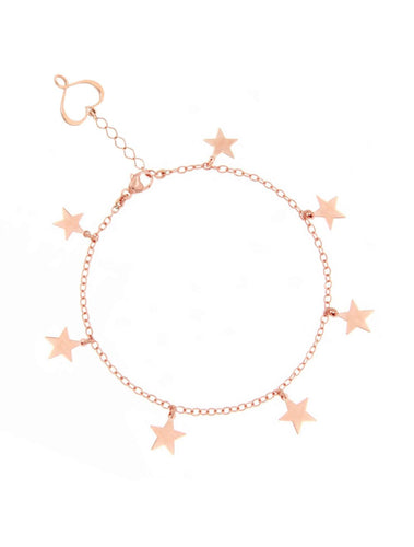Copia del Maman et Sophie Bracciale Stelle Argento Placcato Oro Rosa