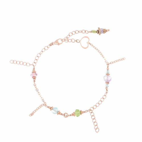 Maman et Sophie Bracciale Catene Deco Pietre Multicolor BRDECMCT