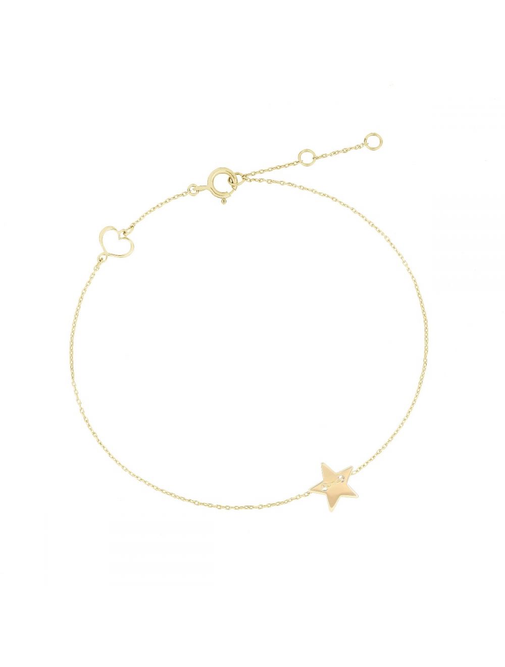 Maman et Sophie Bracciale Stella Petit Oro Giallo 18KT BRPDM3