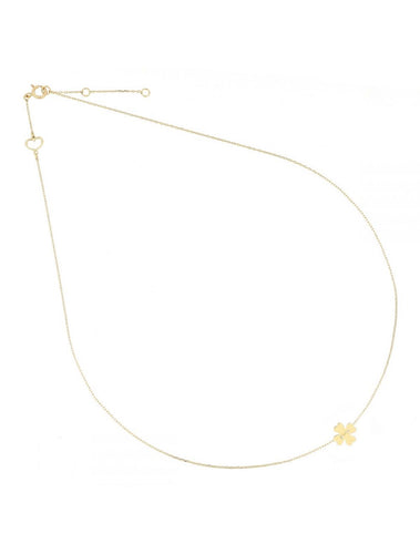 Maman et Sophie Girocollo Quadrifoglio Petit Oro Giallo 18KT