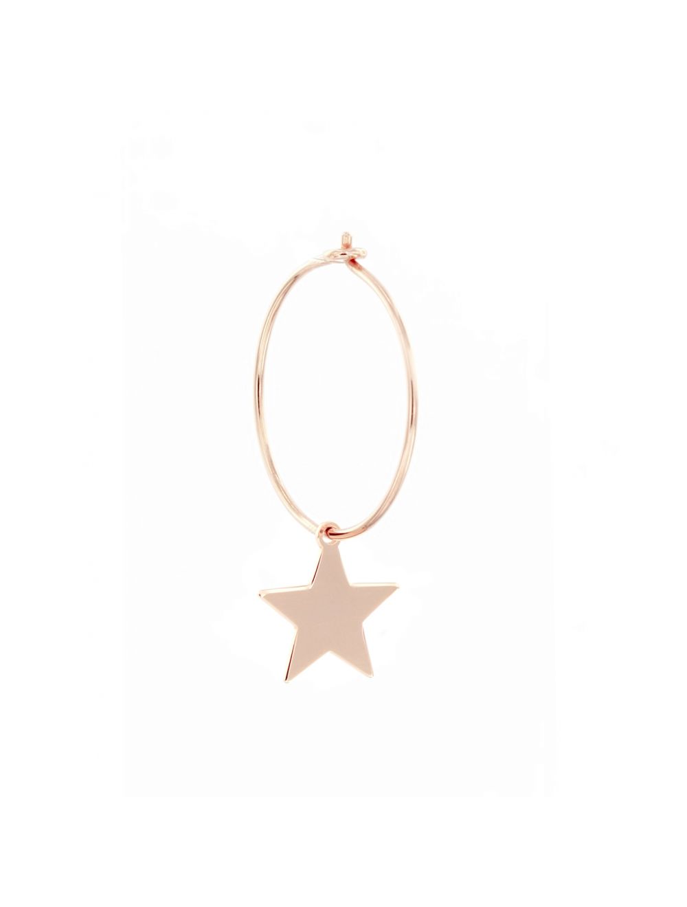 Maman et Sophie Earring Circle Star Silver 925% Pink