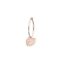 Load image into Gallery viewer, Maman et Sophie Monstera Earring Silver 925% Pink
