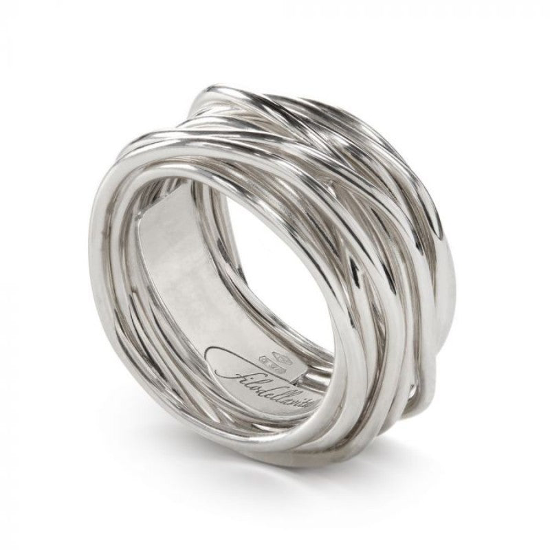 Filodellavita Rubinia Classic Ring 13 Wires 925% Silver