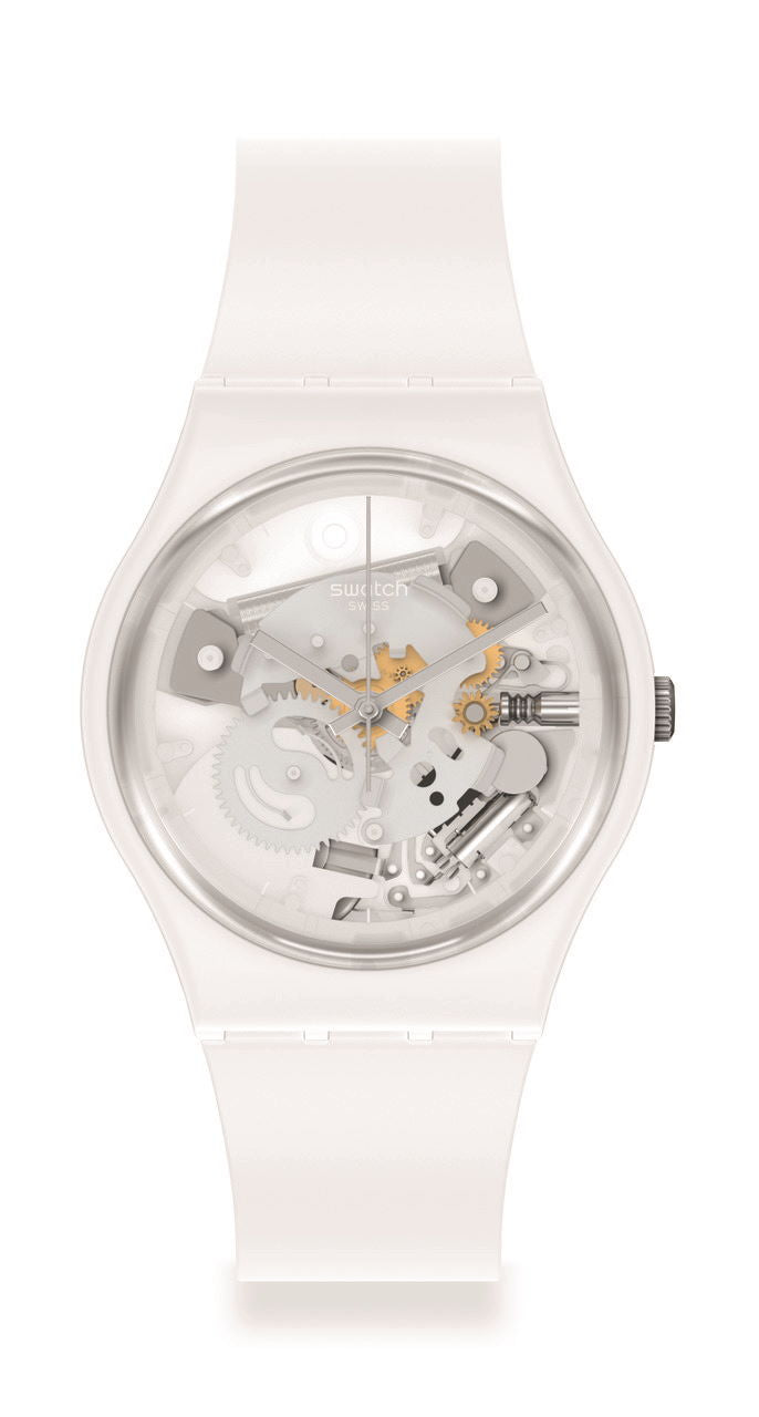 Orologio Swatch Gent SO31W102 SPOT TIME WHITE