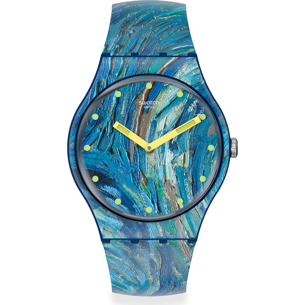 Orologio Swatch New Gent Edizione Speciale MoMA SUOZ335 THE STARRY NIGHT BY VINCENT VAN GOGH