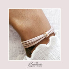 Load image into Gallery viewer, Filodellavita Rubinia Mini Bracelet 9 Kt Rose Gold and 925% Silver
