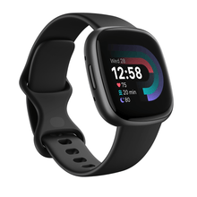 Carica l&#39;immagine nel visualizzatore di Gallery, Smartwatch Fitbit Versa 4 Fitness Wellness Sport Cardio Nero Alluminio Grigio Grafite
