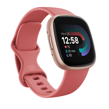 Carica l&#39;immagine nel visualizzatore di Gallery, Smartwatch Fitbit Versa 4 Fitness Wellness Sport Cardio Rosa Sabbia Alluminio Rame Rosato
